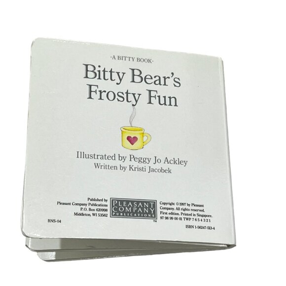 Bitty Bears Frosty Fun Childrens Board Book Press-On Pictures - Picture 3 of 3